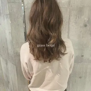 ミディアム カラー 髪質改善カラー ケアブリーチ/タムのヘアスタイル