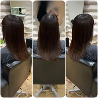 ロング カラー カラーダメージが艶々 『ケア特化店』KONのヘアスタイル
