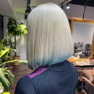 ショート カラー ボブ/ダブルカラー 縮毛矯正/支持多数のヘアスタイル