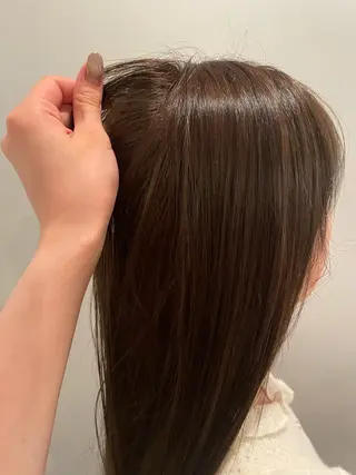 セミロング カラー ながこ /透明感カラーのヘアスタイル