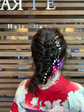 ヘアアレンジ Hair  Make  ARTE所属・♣︎Rikitake Yasu ✂︎のヘアスタイル