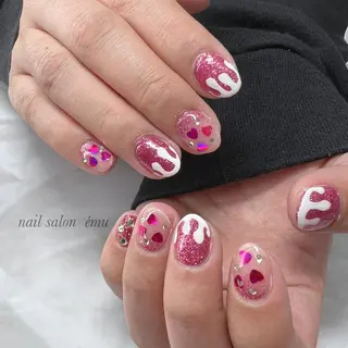 ショート ネイル nail salon émuのネイルデザイン