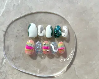 ネイル 💙0203 munimusanのネイルデザイン