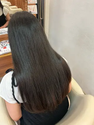 ロング 三瓶 公子のヘアスタイル
