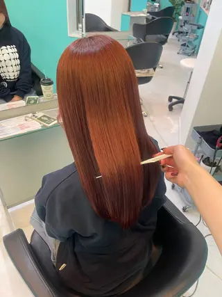 セミロング mana/髪質改善/ ヘアセット/パーマのヘアスタイル