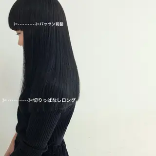 ロング 佐藤 旭のヘアスタイル