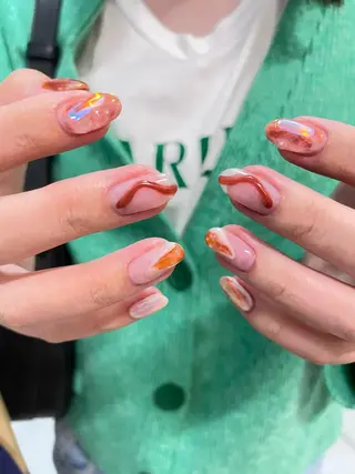 ネイル ニュアンス🥀個性派 MIYU🪅のネイルデザイン