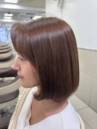 ミディアム カラー 大内 雅生のヘアスタイル