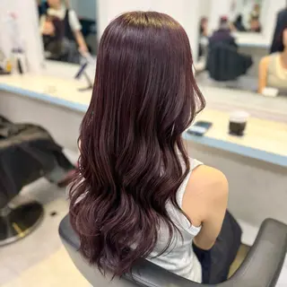 ロング カラー 暖色🩷透明感カラー ♡Maika♡のヘアスタイル