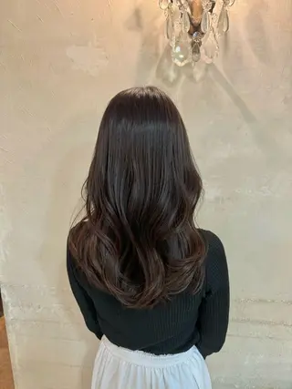 ロング 前平 友慈のヘアスタイル