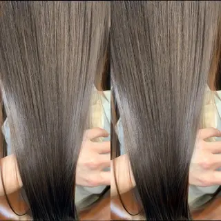 セミロング カラー 縮毛矯正/髪質改善/ 石橋代智のヘアスタイル