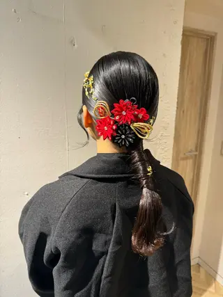 ヘアアレンジ 🍪ﾖｼｲﾊﾙﾈ🍪 ﾗﾍﾞﾝﾀﾞｰｶﾗｰのヘアスタイル