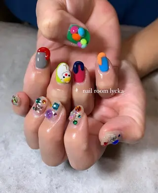 ネイル ﾈｲﾙﾙｰﾑﾘｯｶ 𝐦𝐚𝐲𝐮のネイルデザイン