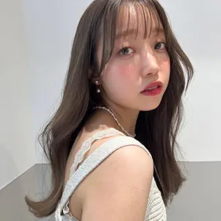ロング 韓国モテhair🍑 momoのヘアスタイル