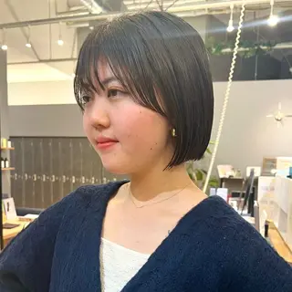 ショート 暖色/ボブ/吉岡美音 GIEN NU茶屋町のヘアスタイル