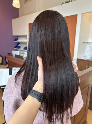 ロング カラー 今中 紗英のヘアスタイル