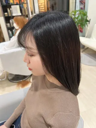 ミディアム カラー パーマ ヘアアレンジ メンズ 堀井 凌平のヘアスタイル