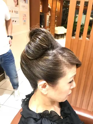 ロング ヘアアレンジ テラモト カズヨシのヘアスタイル
