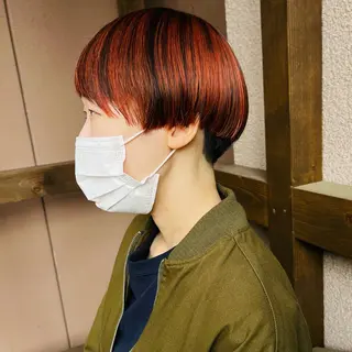 ショート ママ美容師 *ヒマワリのヘアスタイル