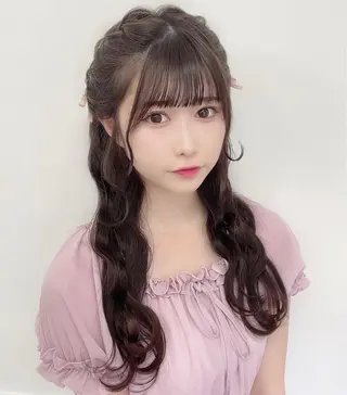 ロング ヘアアレンジ 💖透明感カラー💖 坂本万由子のヘアスタイル