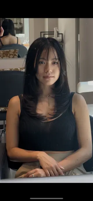 セミロング tasty private garden所属・🇨🇦海外美容師 FUMA🇨🇦のヘアスタイル