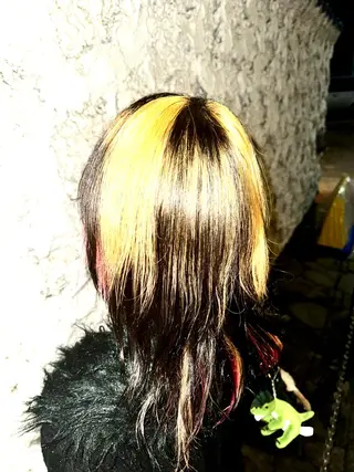 ミディアム デザインカラー⭐︎★ 🐆hyoma🐆のヘアスタイル