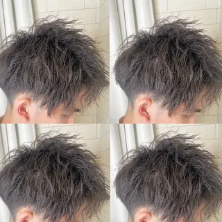 ショート パーマ メンズ ALPHA  HAIR所属・西院/ TAKAのヘアスタイル