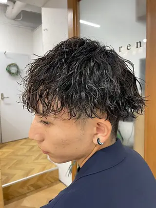 パーマ メンズ 立川/過去1の毛流れ パーマ/しゅーとのヘアスタイル