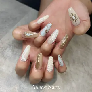 ネイル Aala wi Natty  nail所属・AMANO AKIHOのネイルデザイン