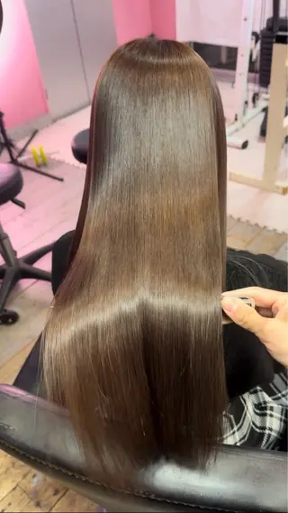 ロング hair gallery glass所属・すえつな しんのすけのヘアスタイル