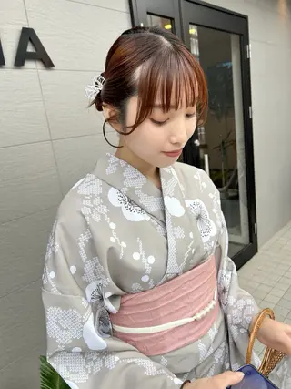 ミディアム ヘアアレンジ ナカジマ ナナのヘアスタイル