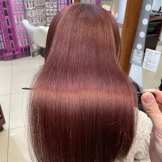 ロング カラー 縮毛矯正/髪質改善 /韓国風　山川春輝のヘアスタイル