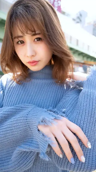 カラー ミディアム ANGELICA 吉川智昭のヘアスタイル