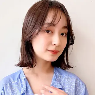 ショート カラー 🌱小顔ヘア/ボブ ミディアム/双葉🌱のヘアスタイル