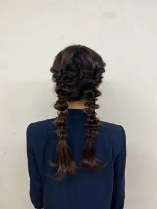 ヘアアレンジ アレンジ/ブラウン カラー HARU🕯のその他イメージ