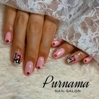 ネイル Purnama(ﾌﾟﾙﾅﾓ)所属・Purnama あきのネイルデザイン