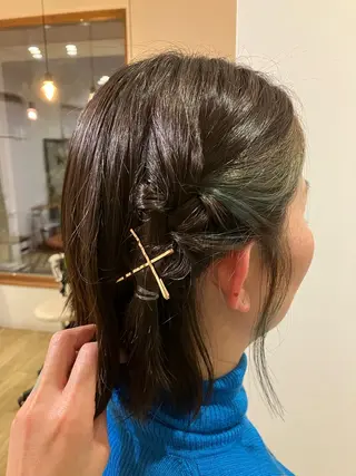 ミディアム 清水 美香のヘアスタイル