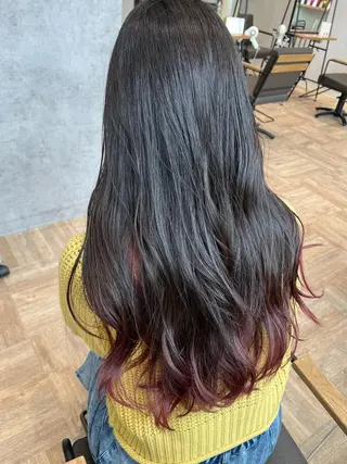 ロング カラー AVANCE.西宮北口所属・AVANCE. 古川楓のヘアスタイル