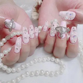 セミロング ネイル 【ENサロン】 Rei🎀Nailのネイルデザイン