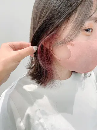 ショート カラー 🦖鶴岡香純🦖 産休中のヘアスタイル