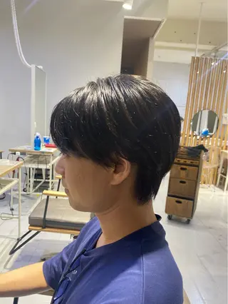 ショート パーマ メンズ 🇰🇷韓国風カット 🇰🇷　鈴木海斗のヘアスタイル