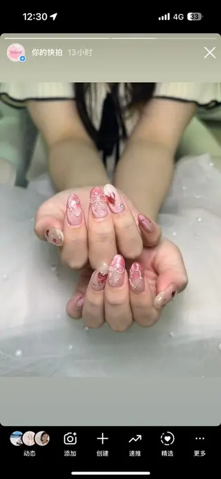 ネイル 💕ジュニア研修担当 🩷のネイルデザイン