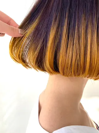 ショート カラー ANNA /艶髪/ハイトーンのヘアスタイル