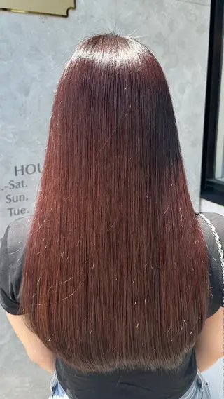 ロング カラー 遠藤 日和のヘアスタイル