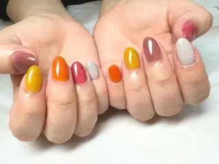 ネイル Queennail 北堀江megumiのネイルデザイン