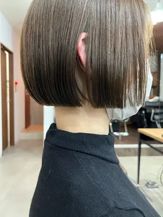 ショート ボブ×縮毛矯正 ryotaのヘアスタイル