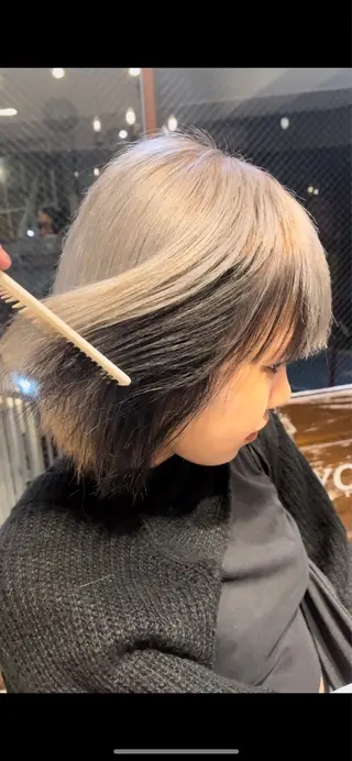 ミディアム 🌱ぱっつとボブカ ット🌱/Ryotaのヘアスタイル