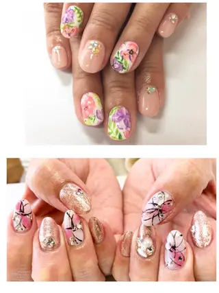 ネイル マツエク・マツパ esNail&eye イーズネイル＆アイのネイルデザイン