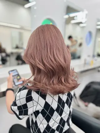 ミディアム カラー パーマ ヘアアレンジ メンズ ♡ 𝐑𝐈𝐎♡のヘアスタイル