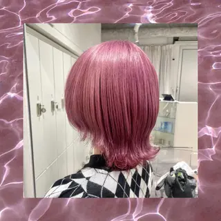 ミディアム レイヤーカット♡ グレージュ♡YUのヘアスタイル